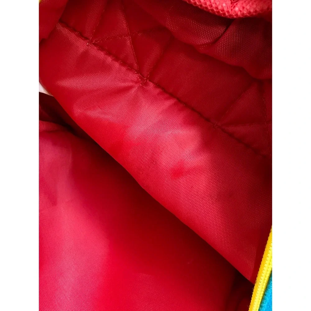 Disney Mickey Mouse Vintage Mini Backpack Red Blue Yellow Colorblock Kids Bag